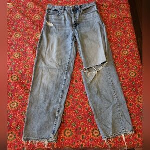 Madewell Distressed Dad Jeans